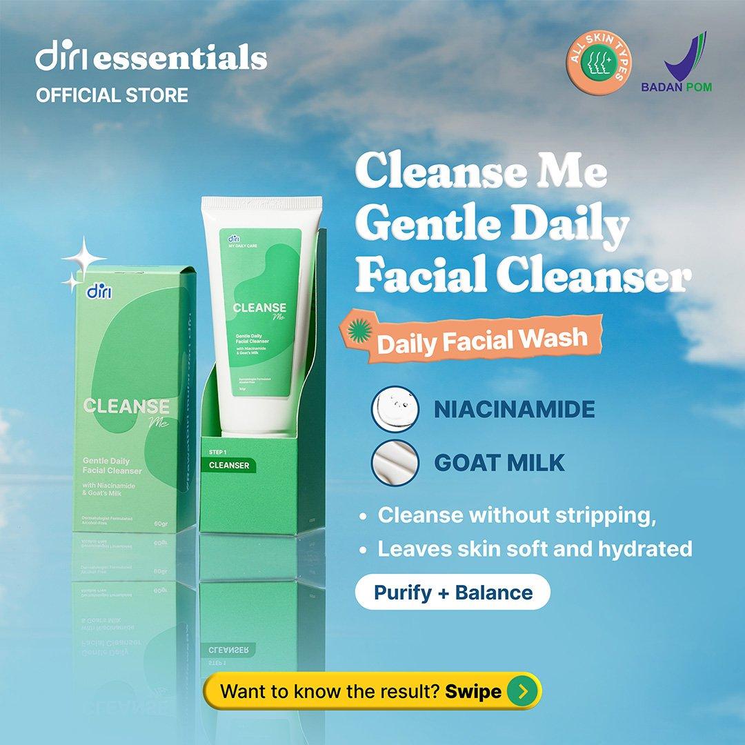 Diri Essentials CleanseME Gentle Daily Facial Cleanser 60 ml Pembersih Muka Semua Jenis Kulit